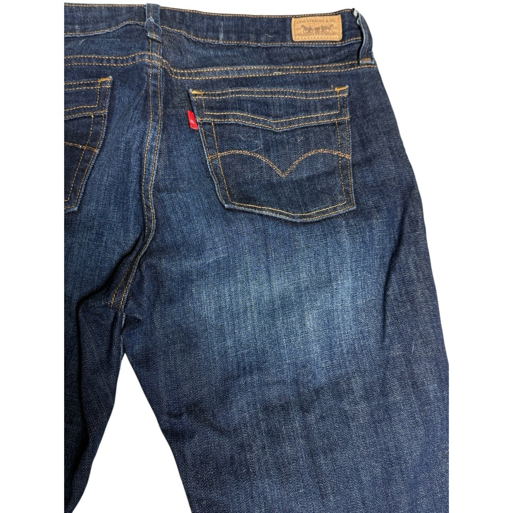 Levi Signature Jeans Women's  low boot cut 545 dark wash casual western size 8 - Picture 7 of 13